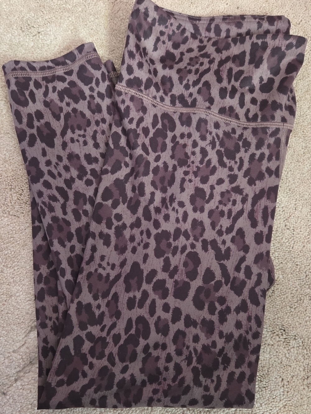 Gap Leopard Print Women's Leggings - Brown NWT Large